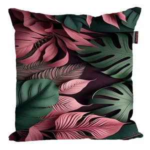 کوسن پاد آفرین مدل فانتزی طرح برگ و گل کد p1290