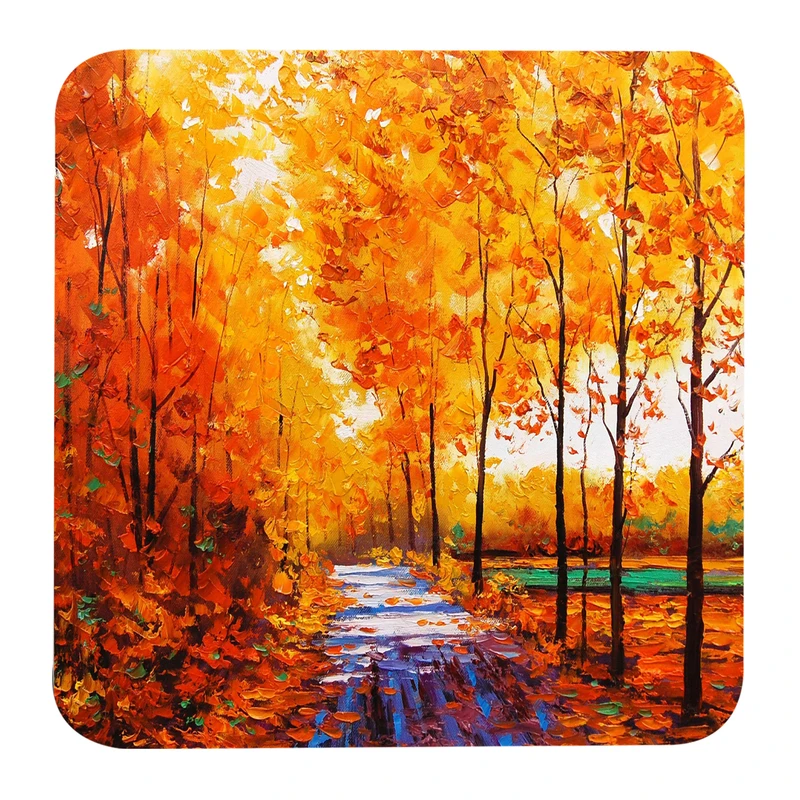 مگنت طرح نقاشی منظره پاییز و درخت کد G1052