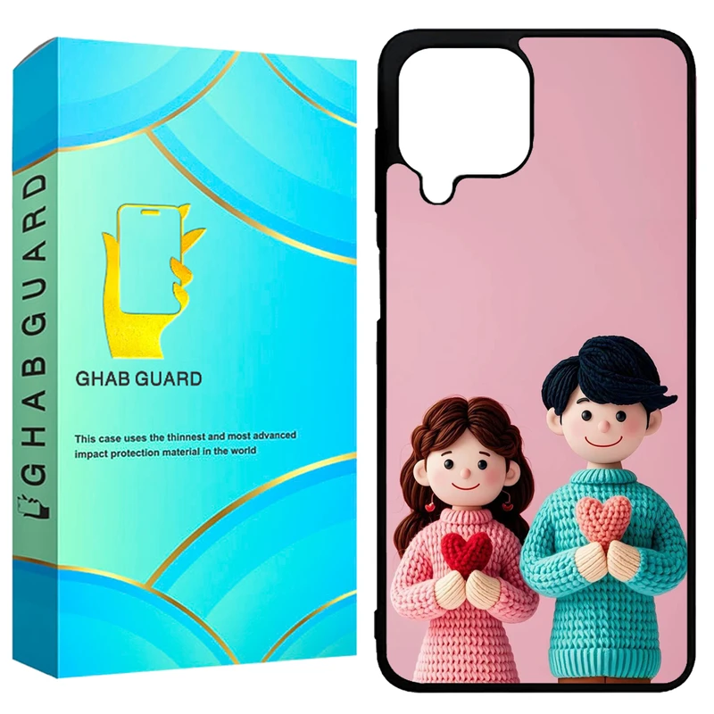 کاور قاب گارد طرح دختر و پسر مدل GCHPA224 مناسب برای گوشی موبایل سامسونگ Galaxy A22 4G / M22 4G / M32 4G
