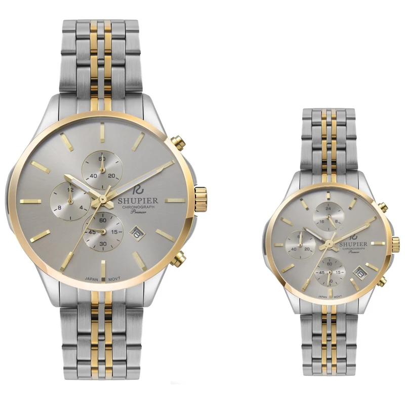 ست ساعت مچی عقربه ای زنانه و مردانه شوپیر مدل GL208A005