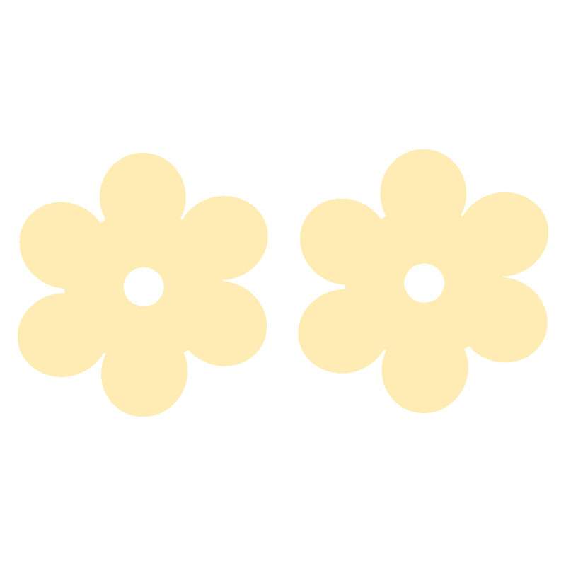 گوشواره طلا 18 عیار زنانه الن نار طرح گل مدل N5148