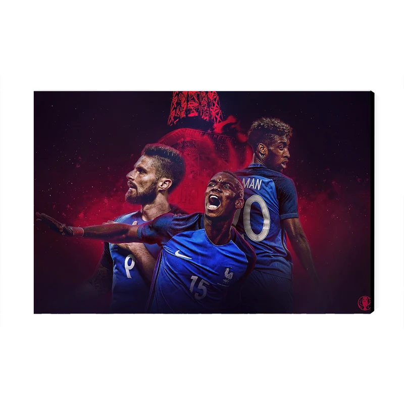 تابلو شاسی عرش مدل فانتزی فوتبال فرانسه کد As5409