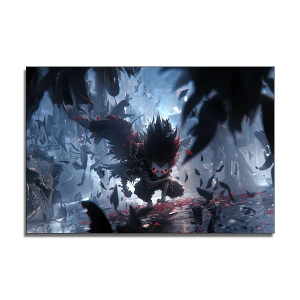 پوستر گوفی مدل ریوک لایت یاگامی انیمه دفترچه مرگ طرح Death Note Anime کد BLK57