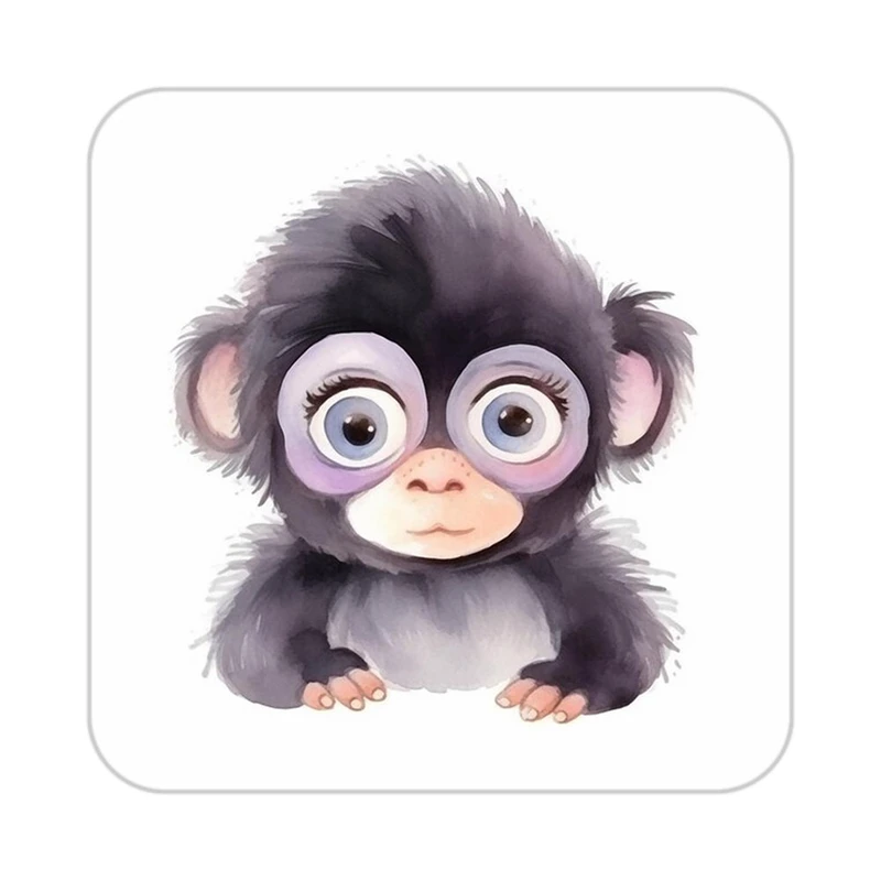 زیر لیوانی کاکتی طرح حیوانات کارتونی مدل mp27532