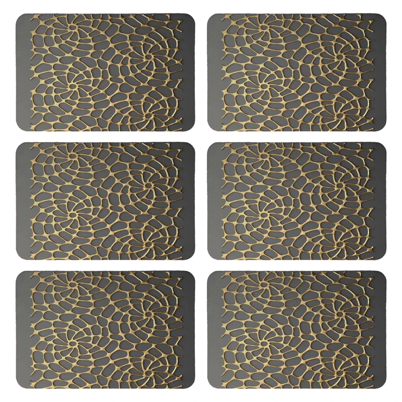 زیربشقابی طرح کلاسیک کد 8862 بسته 6 عددی 