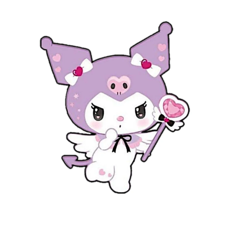 استیکر پارچه و لباس پاد آفرین مدل کارتونی کورومی kuromi کد 153