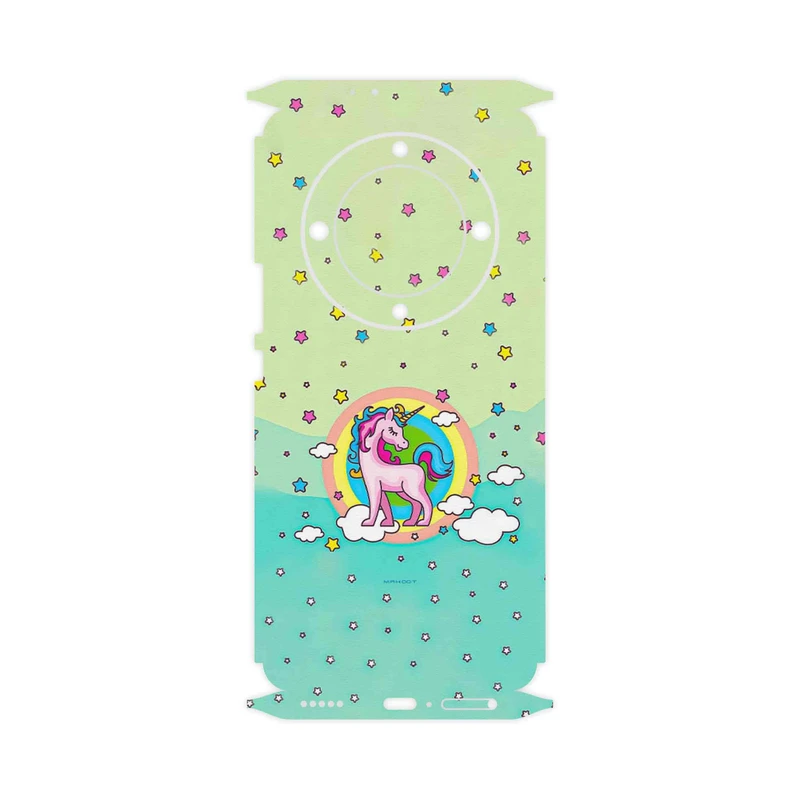 برچسب پوششی ماهوت مدل Rainbow unicorn adventure-FullSkin مناسب برای گوشی موبایل آنر Magic 5 Lite