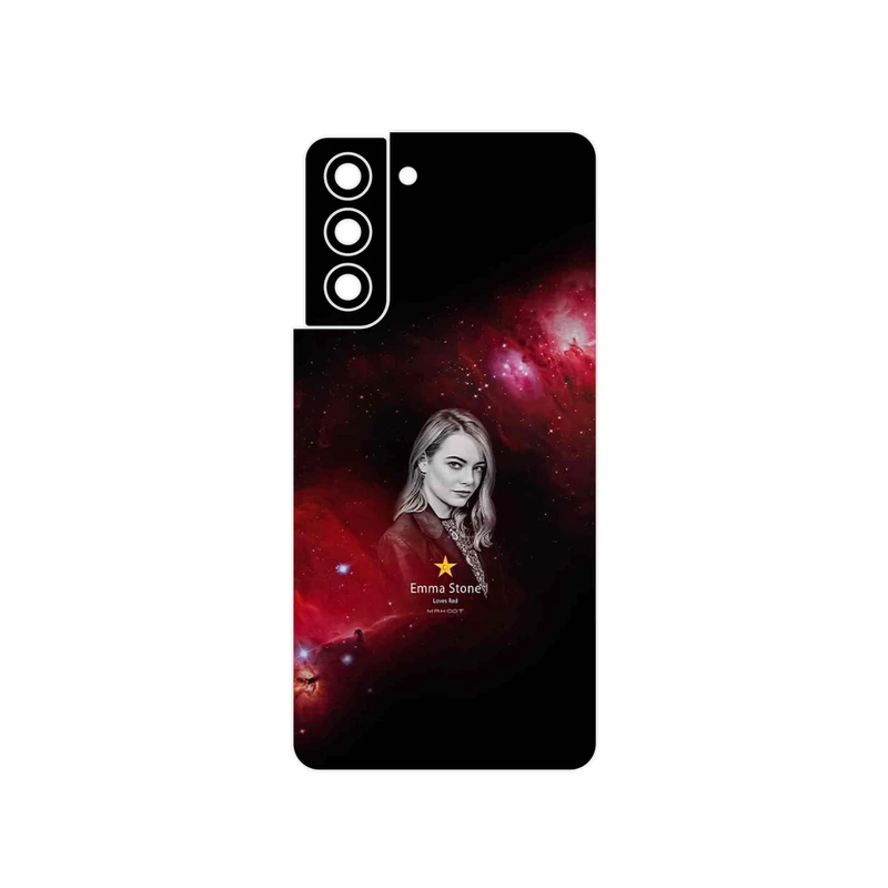 برچسب پوششی ماهوت مدل Emma Stone مناسب برای گوشی موبایل سامسونگ Galaxy S21 5G