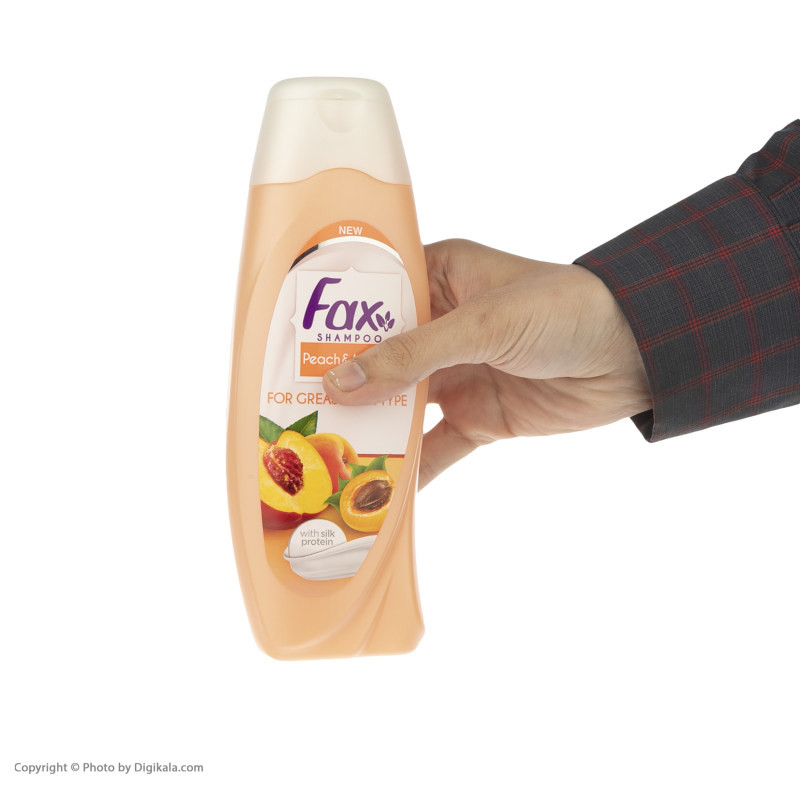 شامپو تقویت کننده مو فکس مدل Peach And Apricot  حجم 400 میلی لیتر بسته 2 عددی