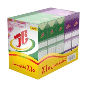 پودر ماشین لباسشویی تاژ مدل یونیورسال و رنگین شوی مقدار 500 گرم - مجموعه 5 عددی تخفیف دار