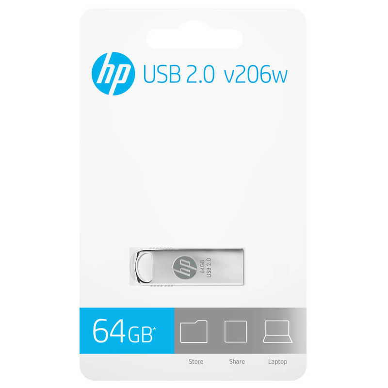 فلش مموری اچ پی مدل V206w ظرفیت 64 گیگابایت 1
