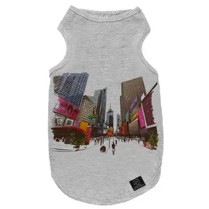 لباس سگ و گربه 27 طرح Illustration City کد MH875 سایز L