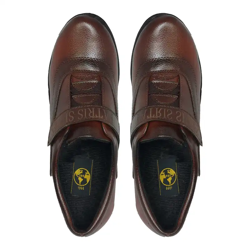 کفش طبی زنانه سیی مدل پارتیس چسبی کد 2070