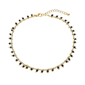 پابند زنانه مدل Blk beads