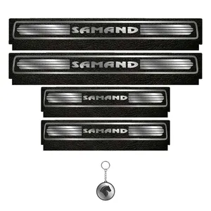 برچسب پارکابی خودرو لندمون کد LM108 MS مناسب برای سمند مجموعه 4 عددی به همراه جاکلیدی