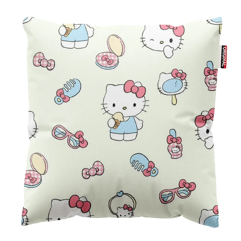  کوسن پاد آفرین طرح کیتی کد 4999 سایز 30*30 سانتی متر