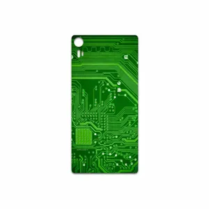 MAHOOT Green Printed Circuit Board Cover Sticker for Lenovo Vibe Shot