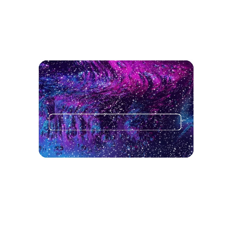 استیکر کارت رایسان مدل اکلیلی طرح کهکشانی کد sc0021