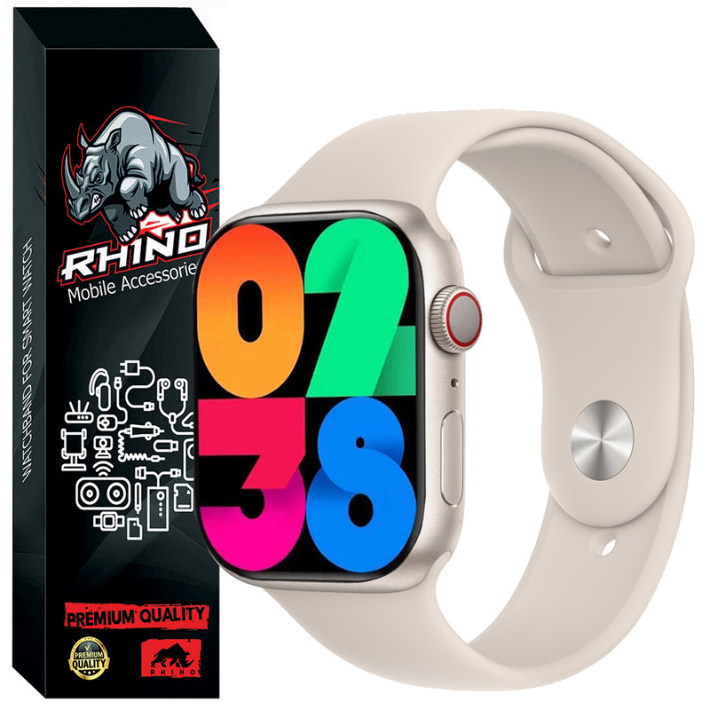 بند راینو مدل Silicon مناسب برای ساعت هوشمند HK9 PRO