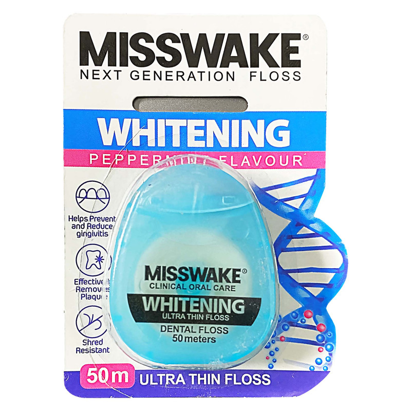 خمیر دندان میسویک مدل Total 8 حجم 75 میلی لیتر به همراه نخ دندان مدل Whitening