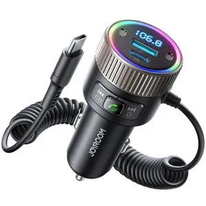 پخش‌کننده اف ام و شارژر فندکی خودرو جوی روم مدل    JR-CCB02 60W 