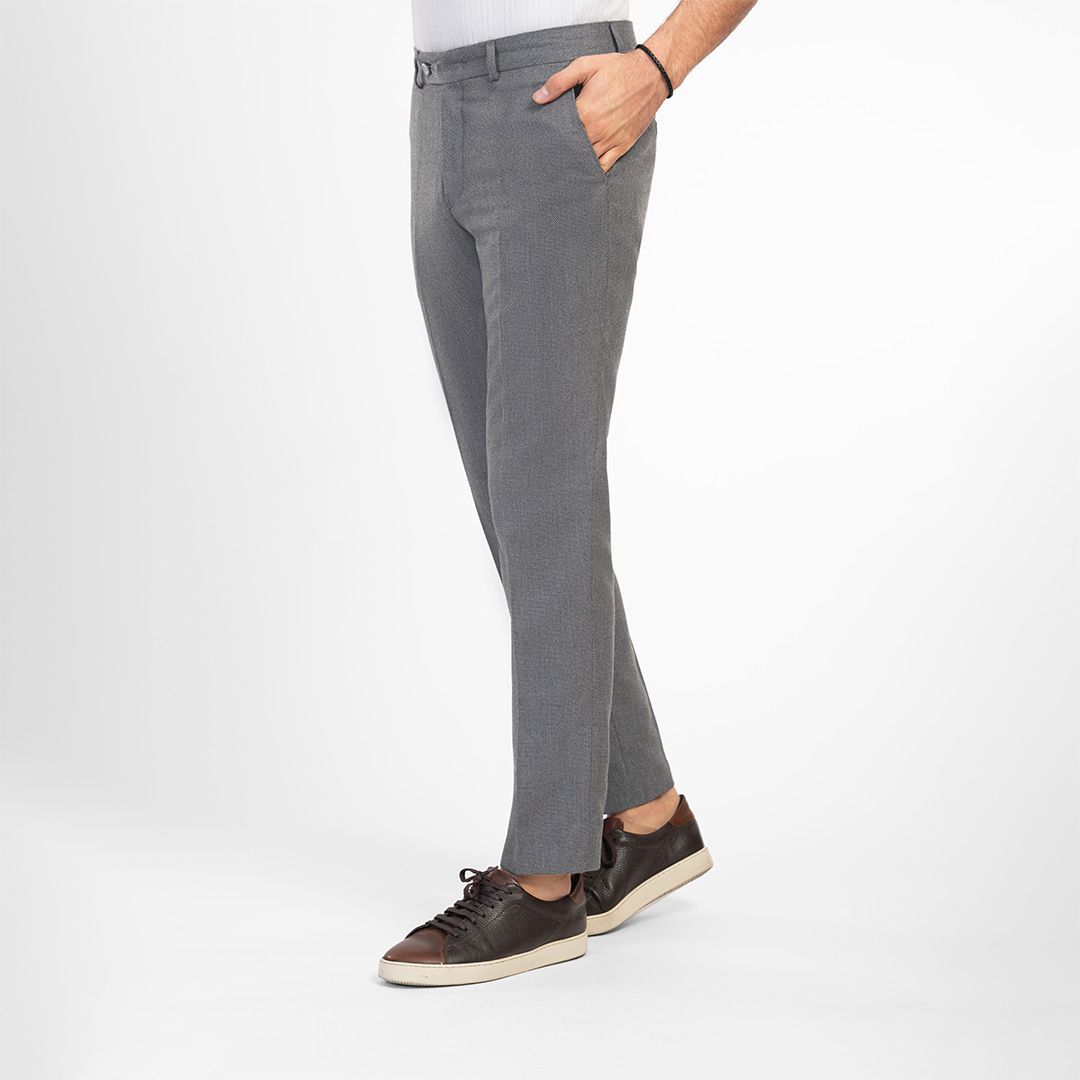 شلوار پارچهای اسلیم فیت مردانه ام کی مدل 2109 - - 3