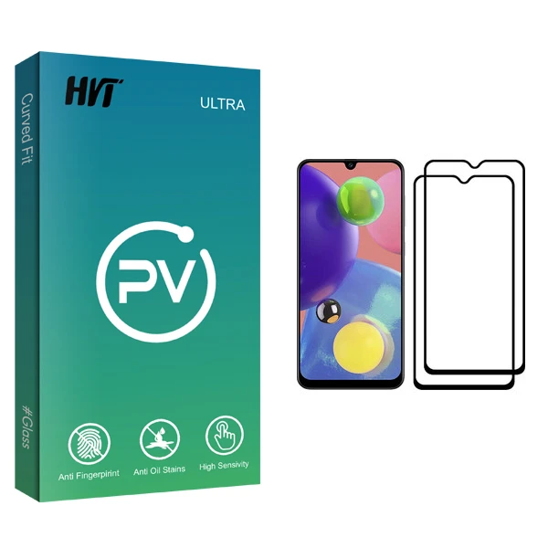 محافظ صفحه نمایش اچ وی تی مدل PV glass مناسب برای گوشی موبایل سامسونگ Galaxy A70s بسته دو عددی