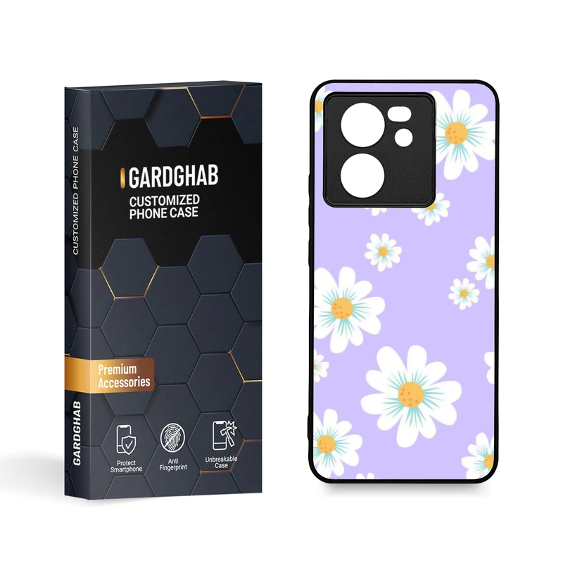 کاور گارد قاب مدل گل مناسب برای گوشی موبایل شیائومی Mi 13T 5G / Mi 13T Pro