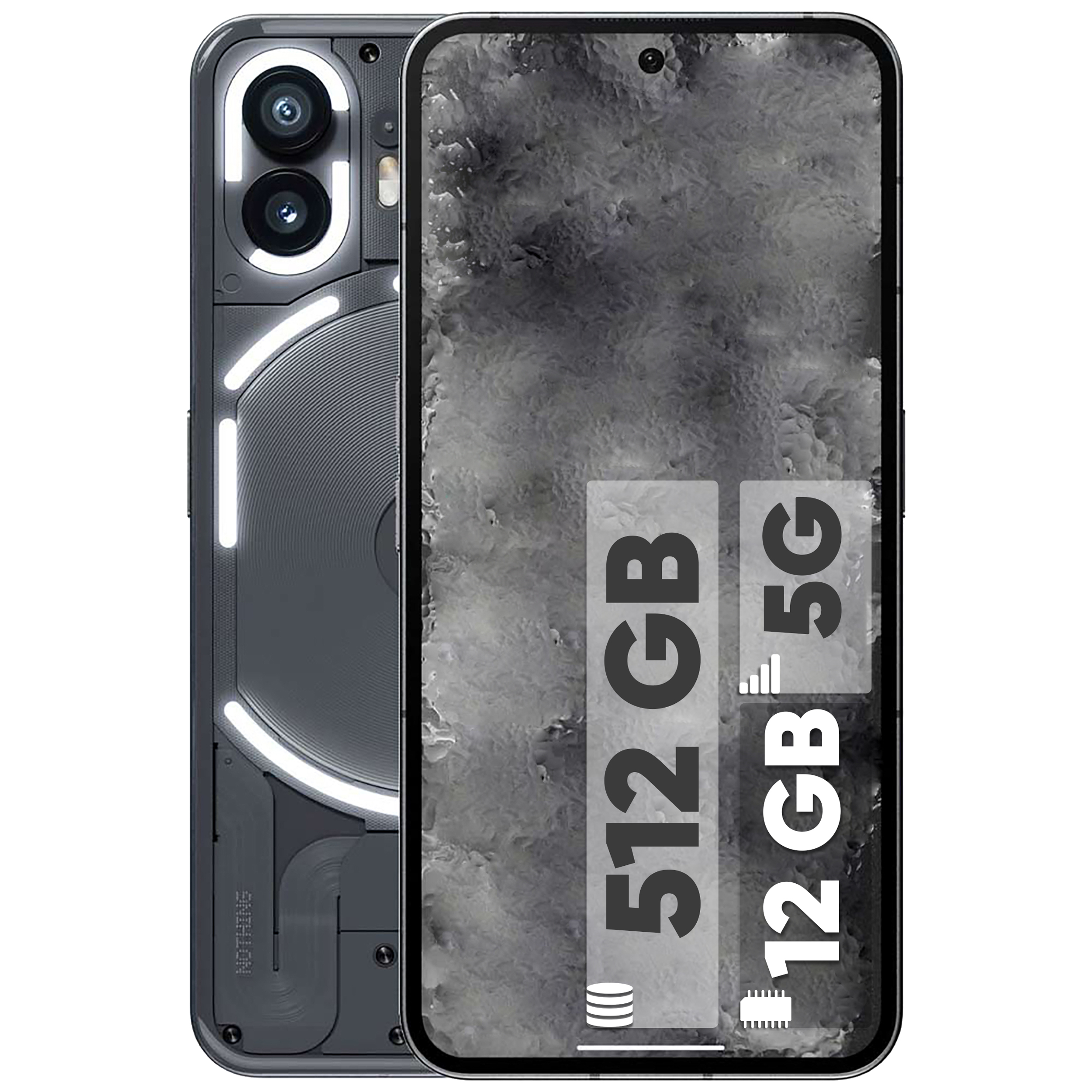 بهترین قیمت گوشی موبایل ناتینگ مدل Phone 2 دو سیم کارت ظرفیت 512 گیگابایت و رم 12 گیگابایت گوشی موبایل در تهران