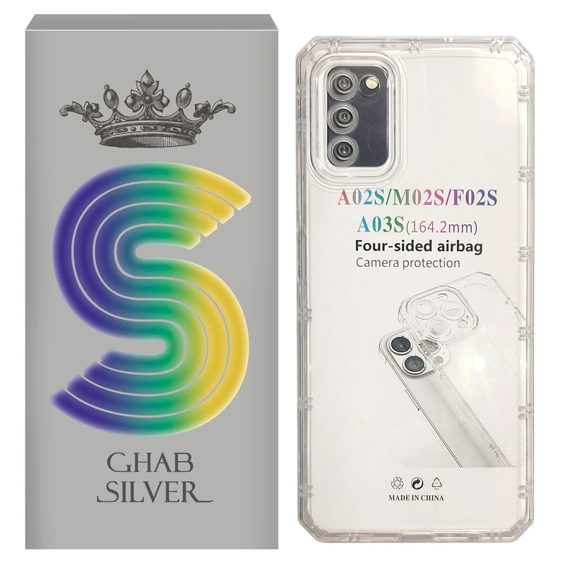 کاور قاب سیلور مدل ژله ای مناسب برای گوشی موبایل سامسونگ Galaxy A02s / M02s / F02s / A03s