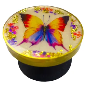 پایه نگهدارنده گوشی موبایل پاپ سوکت مدل پروانه کد 4