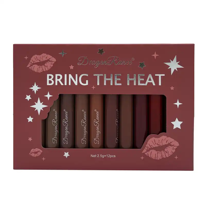 رژ لب جامد دراگون رانی مدل LP مجموعه 12 عددی