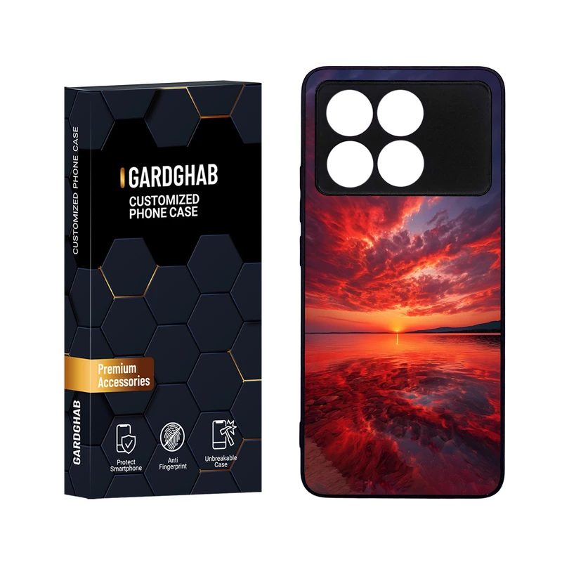 کاور گارد قاب مدل طبیعت مناسب برای گوشی موبایل شیائومی Poco X6 Pro 5G