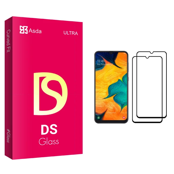 محافظ صفحه نمایش آسدا مدل DS مناسب برای گوشی موبایل سامسونگ Galaxy A30 بسته دو عددی