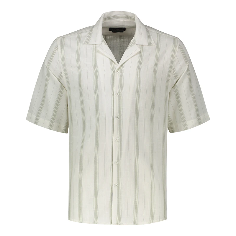 پیراهن آستین کوتاه یقه برگردان مردانه پاتن جامه مدل 04MC8015