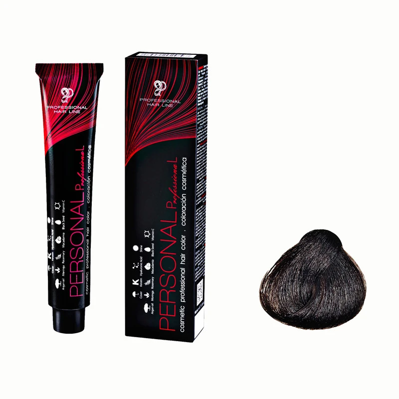 رنگ مو پرسونال پی ال شماره 2.0 حجم 100 میلی‌لیتر رنگ قهوه‌ای خیلی تیره