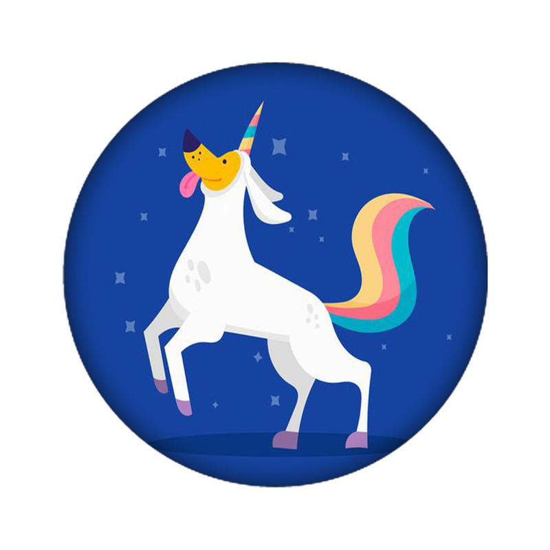 استیکر تزئینی موبایل و تبلت مدل یونیکورن کد 3090