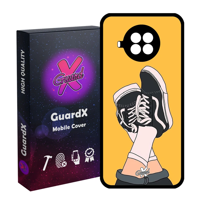 کاور گارد ایکس طرح Shoes مدل Glass10051 مناسب برای گوشی موبایل شیائومی Mi 10T Lite / Mi 10I / Redmi Note 9 Pro 5G
