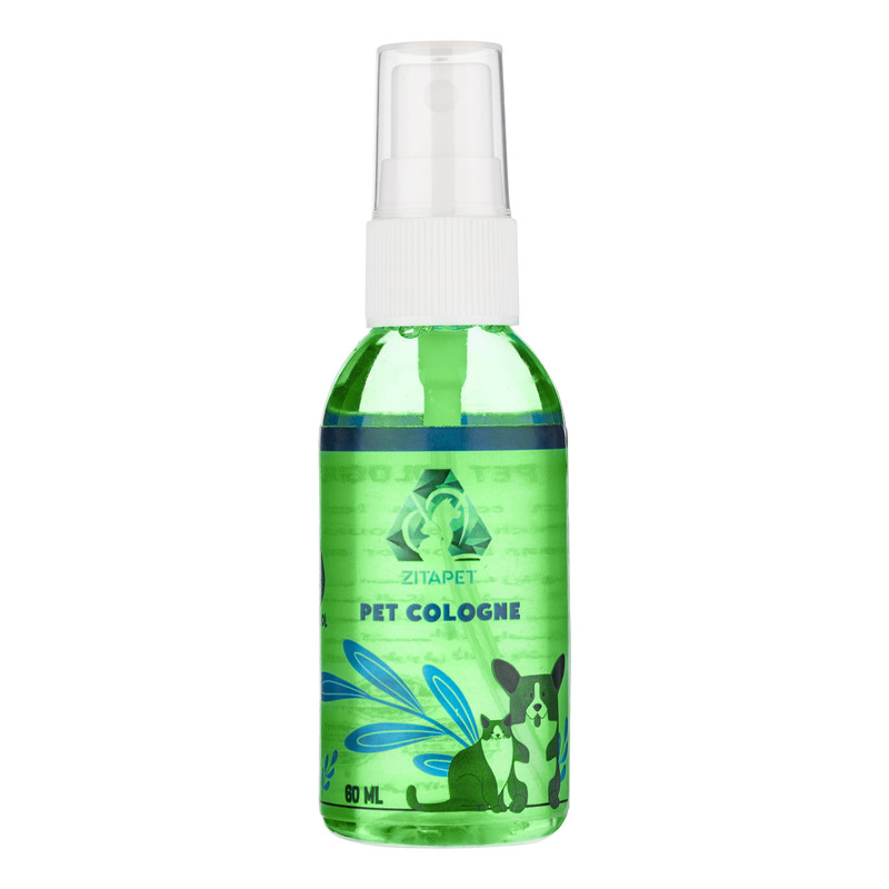 عطر سگ و گربه زیتاپت مدل خنک و معطر سبز حجم ۶۰ میلی لیتر