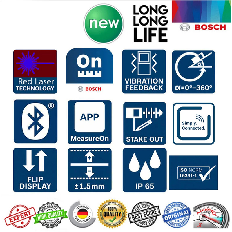 متر لیزری بوش مدل فوق هوشمند GLM 50-27 C Professional