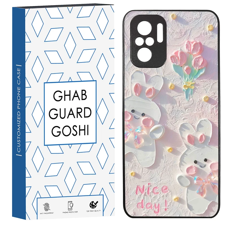 کاور قاب گارد گوشی طرح گل کد TPU-214 مناسب برای گوشی موبایل شیائومی Redmi Note 10 4g / Redmi Note 10s / Poco m5s