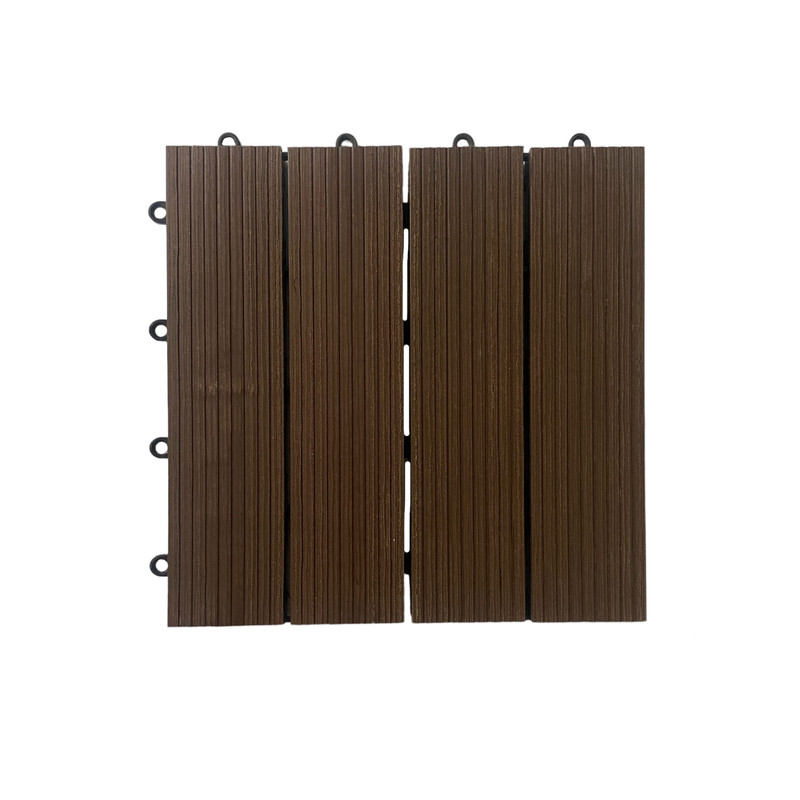 کفپوش مدل تایل چوب پلاست مدرن ابعاد30cm x 30cm