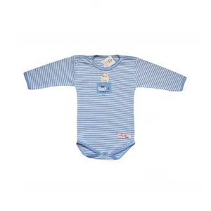 بادی آستین بلند نوزادی تاپ لاین مدل کشتی کد DB01