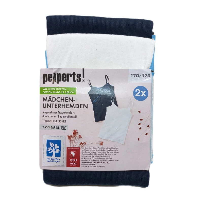 عکس شماره 5 : تاپ دخترانه پیپرتس مدل دوبنده کبریتی کد 8125156 مجموعه 2 عددی