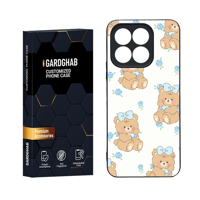 کاور گارد قاب مدل دور ژله ای فانتزی مناسب برای گوشی موبایل آنر Honor X8b 4G