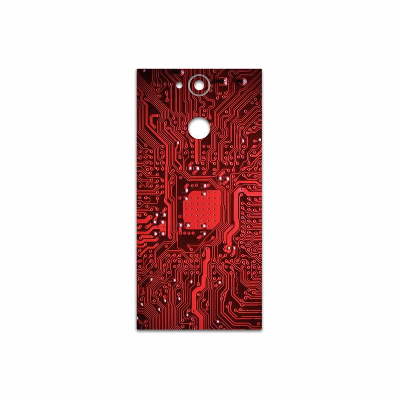 برچسب پوششی ماهوت مدل Red Printed Circuit Board مناسب برای گوشی موبایل سونی Xperia XA2