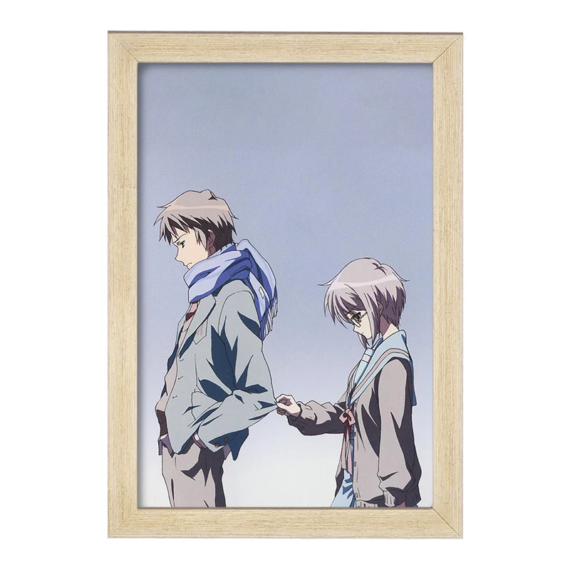 تابلو خندالو مدل کیون و یوکی انیمه ناپدید شدن هارومی سوزومیا The Disappearance of Haruhi Suzumiya  کد 23136