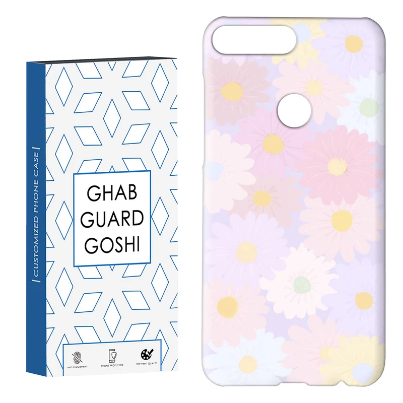 کاور قاب گارد گوشی طرح گل کد Dimo-324 مناسب برای گوشی موبایل هوآوی Y7 2018 / Y7 Prime 2018 / Honor 7C 