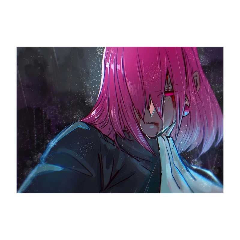 استیکر لپ تاپ و موبایل مدل انیمه طرح ماشل جادو و عضله MASHLE MAGIC AND MUSCLES کد 3431