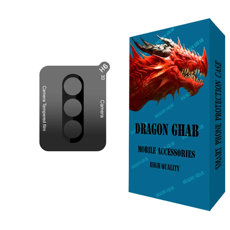 محافظ لنز دوربین دراگون قاب مدل 3D مناسب برای گوشی موبایل سامسونگ Galaxy A54